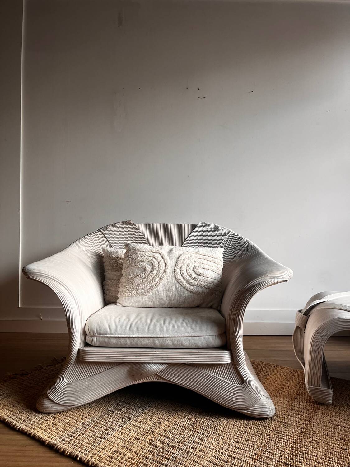 Betty Cobonpue Scultura rattan fauteuil 80’s