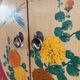 Chinoiserie, Asian wooden cabinet, painted with decor of flowers and birds