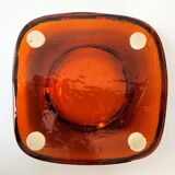Vintage glass ashtray 1970