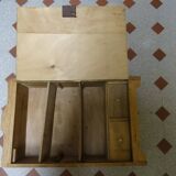 Wooden pharmacy cabinet