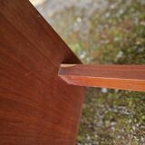 Wood veneer desk, 1970s
