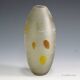 Glass vase 'A Scavo' by Gino Cenedese with autumn leaves