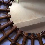 Mirror rattan sun 58 cm years 60