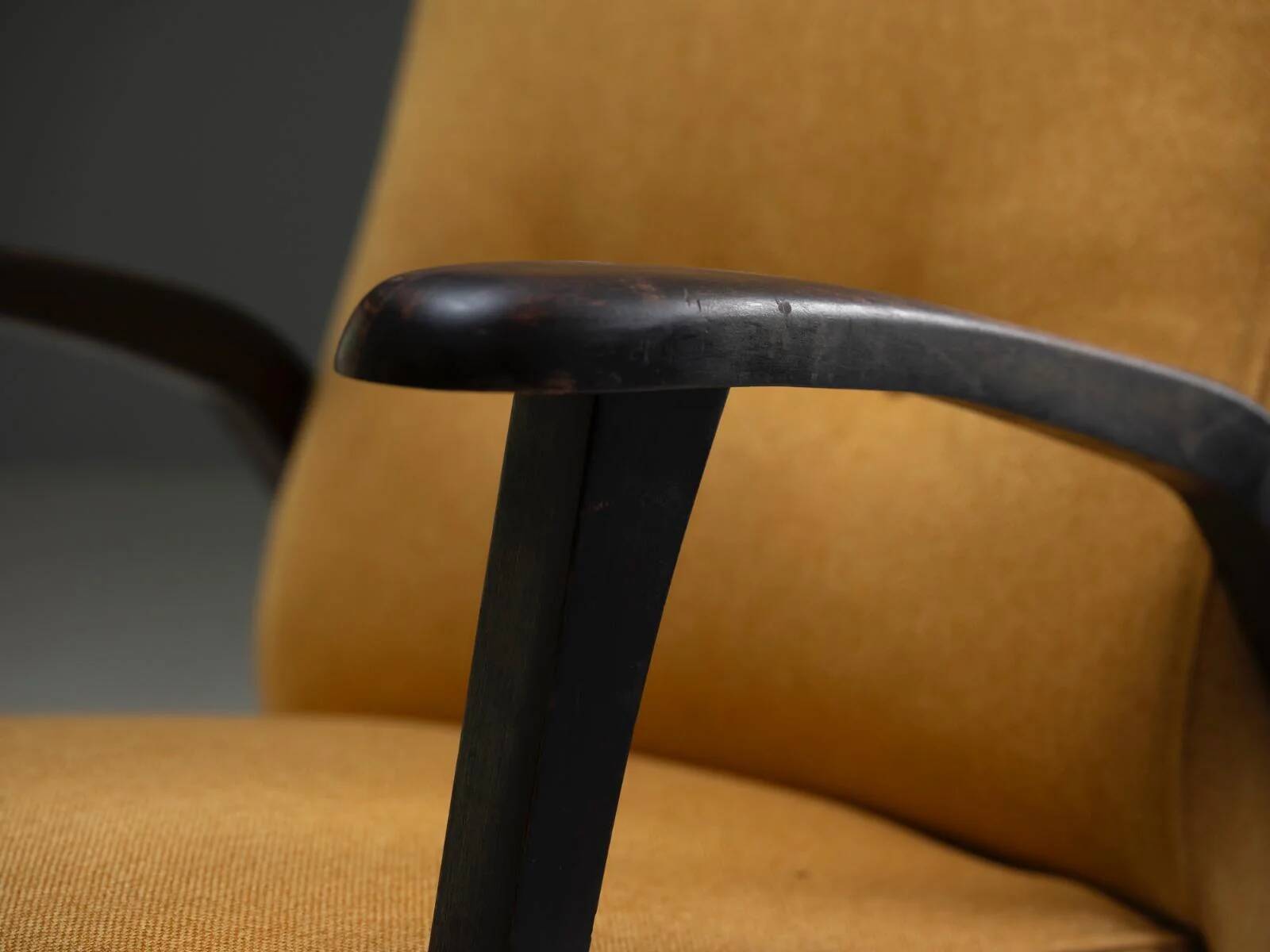 Armchair, attributed to Krásná jizba / ÚLUV, 1950s–1960s, Czechoslovakia