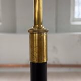 Modern mid-century floor lamp by Aage Petersen, for Le Klint, Denmark, 1970s.