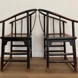Paire de fauteuils chinois