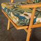 Boomerang armchair Thévenon fabric