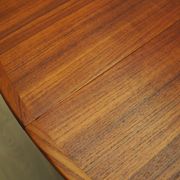 Round teak table, Danish design, 1960s, manufacturer: Gudme Møbelfabrik, de