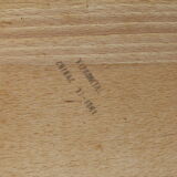 Pair of light beech bedside tables