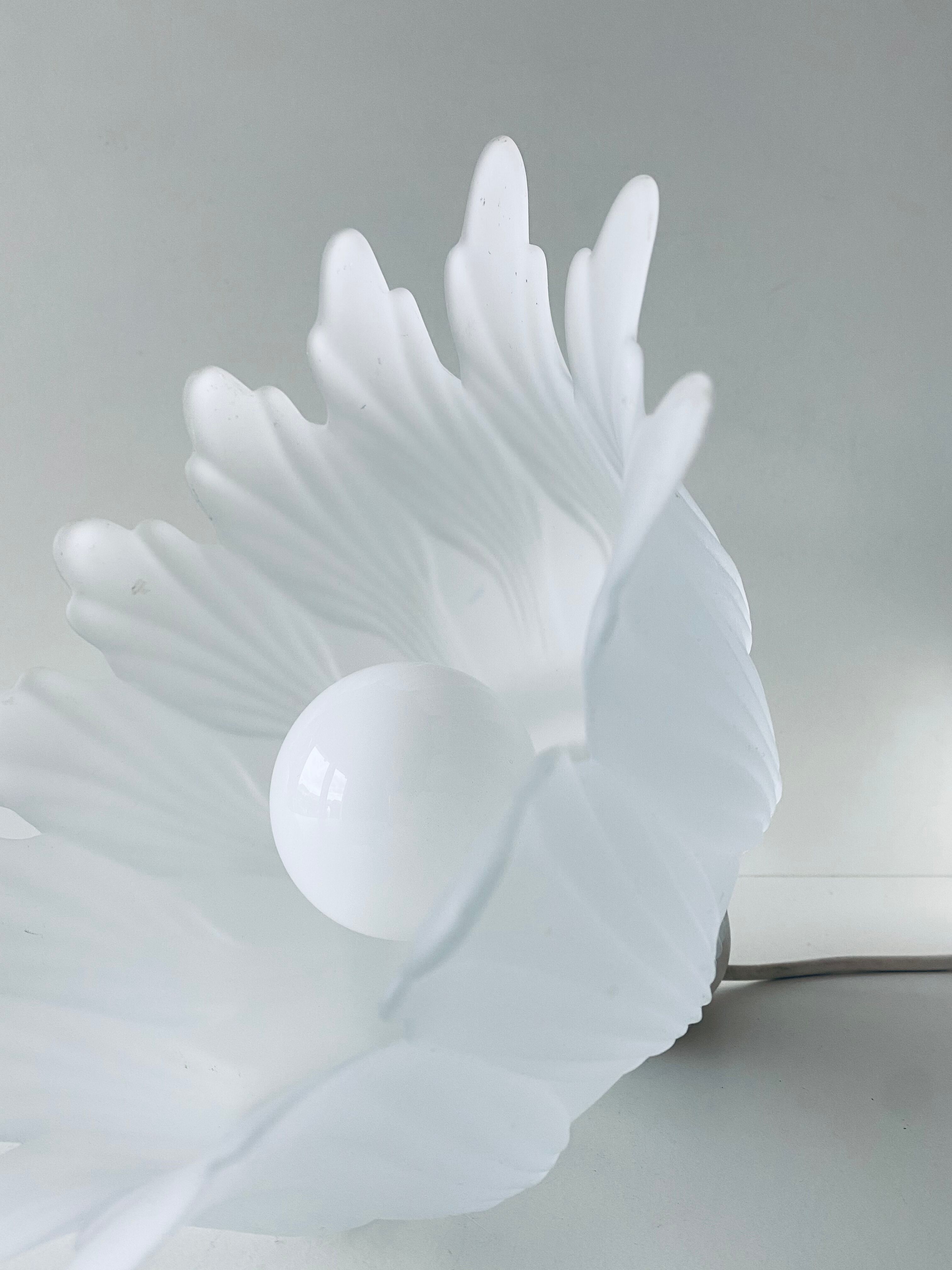 Glass vegetable hanging lamp