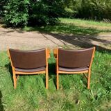 2 fauteuils Hans Wegner - Danemark années 60