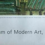 Original poster "Vincent Van Gogh" Museum of Modern Art New York 122x134cm 1996