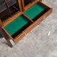 Vintage 1960s Scandinavian display cabinet in rosewood.