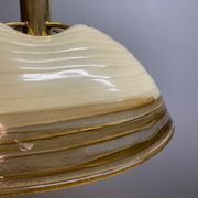 Duża okrągła lampa wisząca regulowana vintage italy 60'