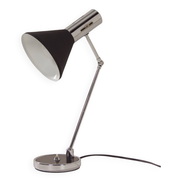 Lampe de bureau noire, Florence Italie années 1960 — Beyit