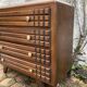 Vintage chest of drawers with splayed legs