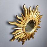 Vintage sunburst mirror, 1960s