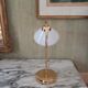 Lampe vintage opaline