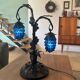 Large Murano table lamp, bunch of grapes