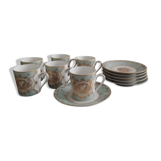 Coffee service porcelain deshoulieres