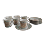 Coffee service porcelain deshoulieres