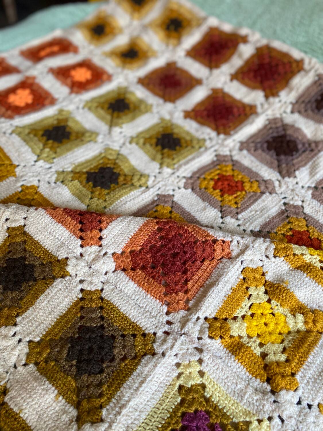 Couvre lit granny bohème