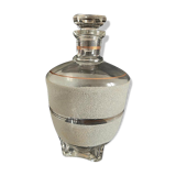 Sandblasted glass bottle