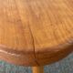 Tabouret tripode vintage en pin massif