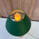 Twisted wooden floor lamp in beige and green S.C.E.