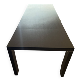 Table de Salle à Manger en Wenge foncé 170(+50+60) x100x75