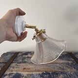 Old tulip wall light