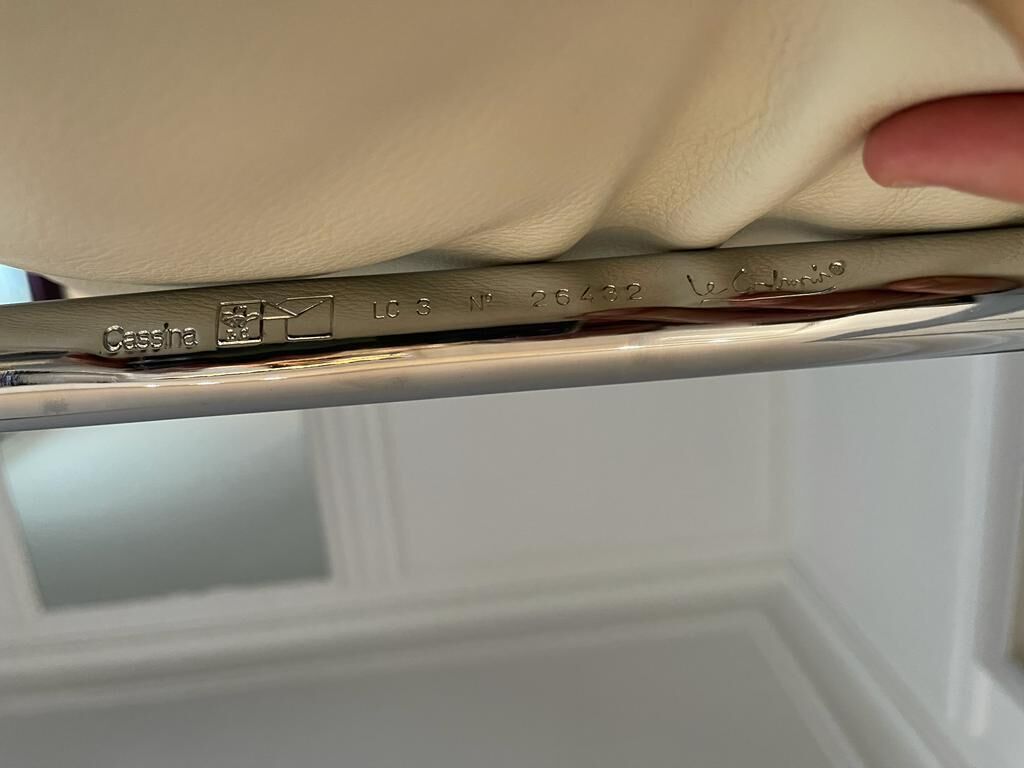 Armchair LC3 Le Corbusier for Cassina