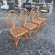 4 rattan chairs from the 1970s