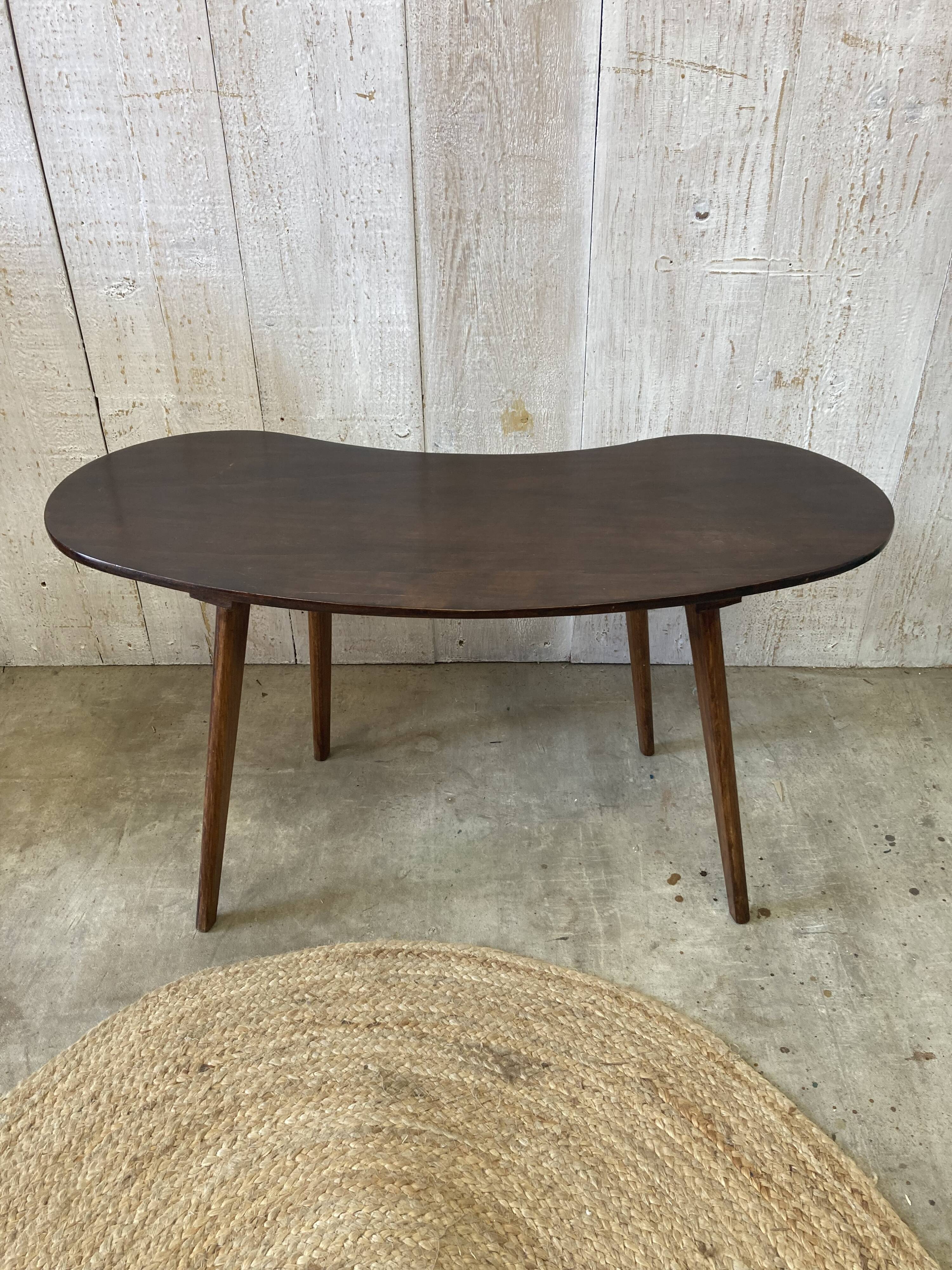 Table basse haricot vintage