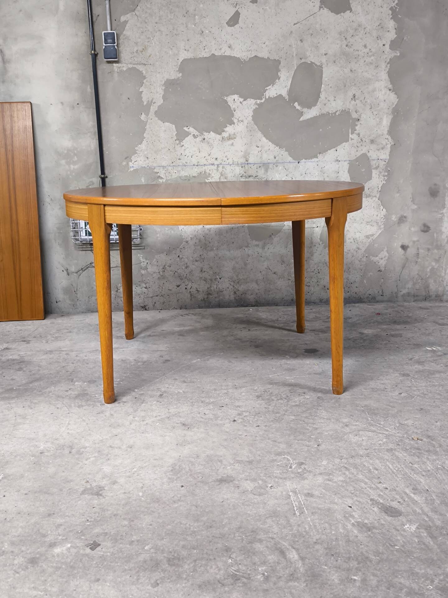 Vintage teak Scandinavian table from the 1960s.