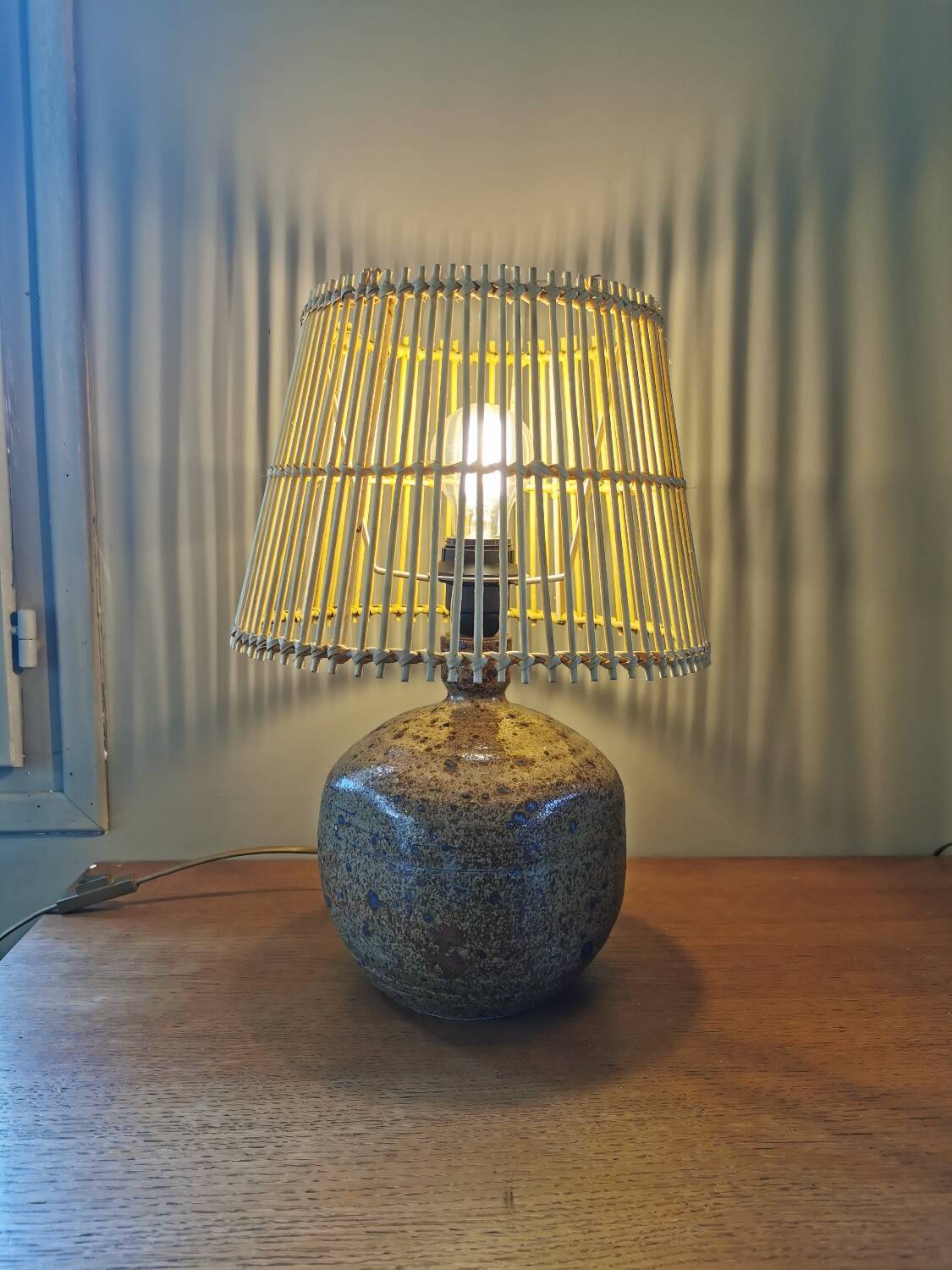 Vintage sandstone lamp