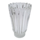 Molded pressed glass vase 1960s Height 22 cm
