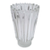 Molded pressed glass vase 1960s Height 22 cm