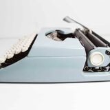 Sky Blue Brother Typewriter from 1980