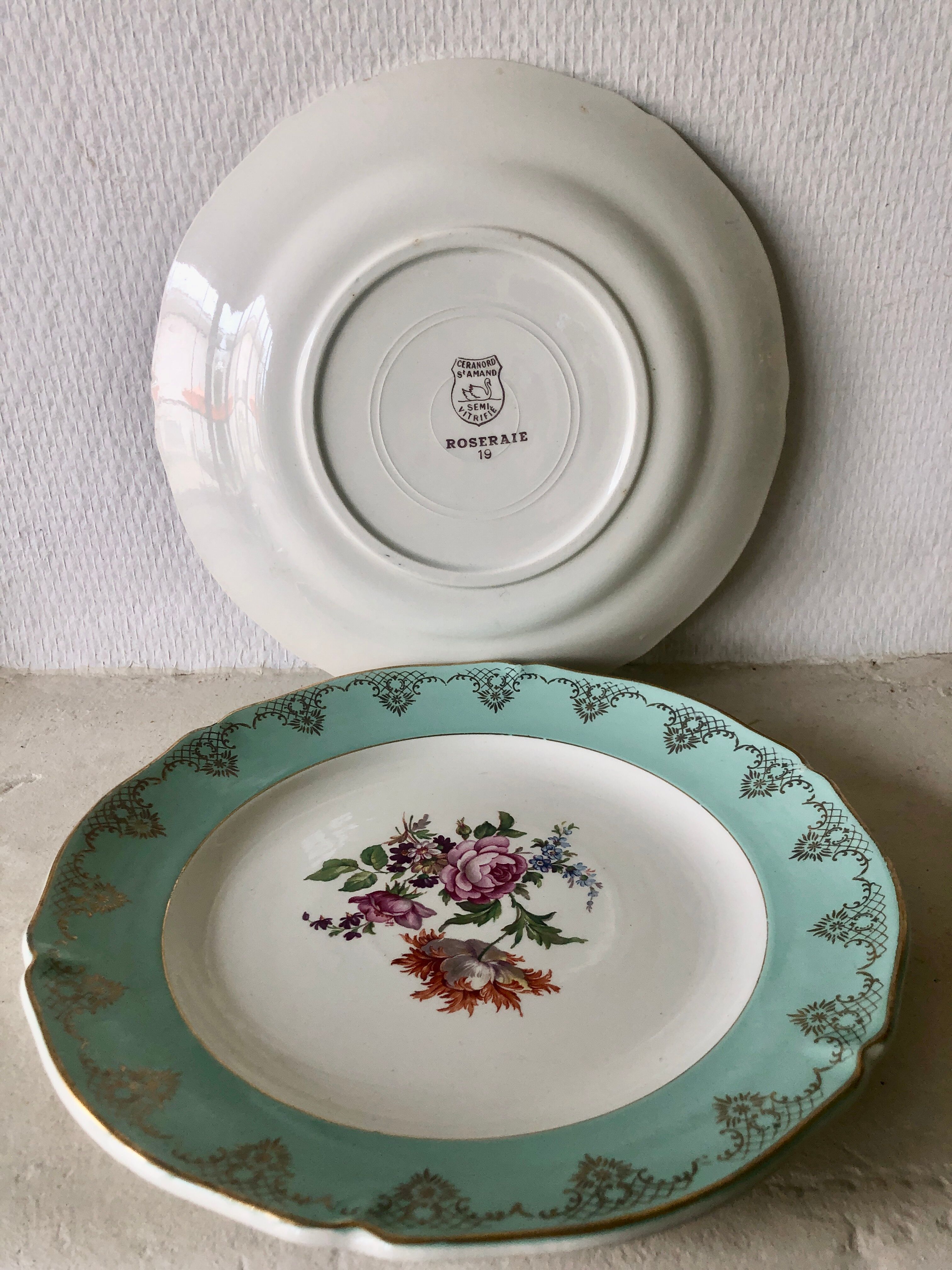 Lot flat plates Ceranord St Amand-La Roseraie