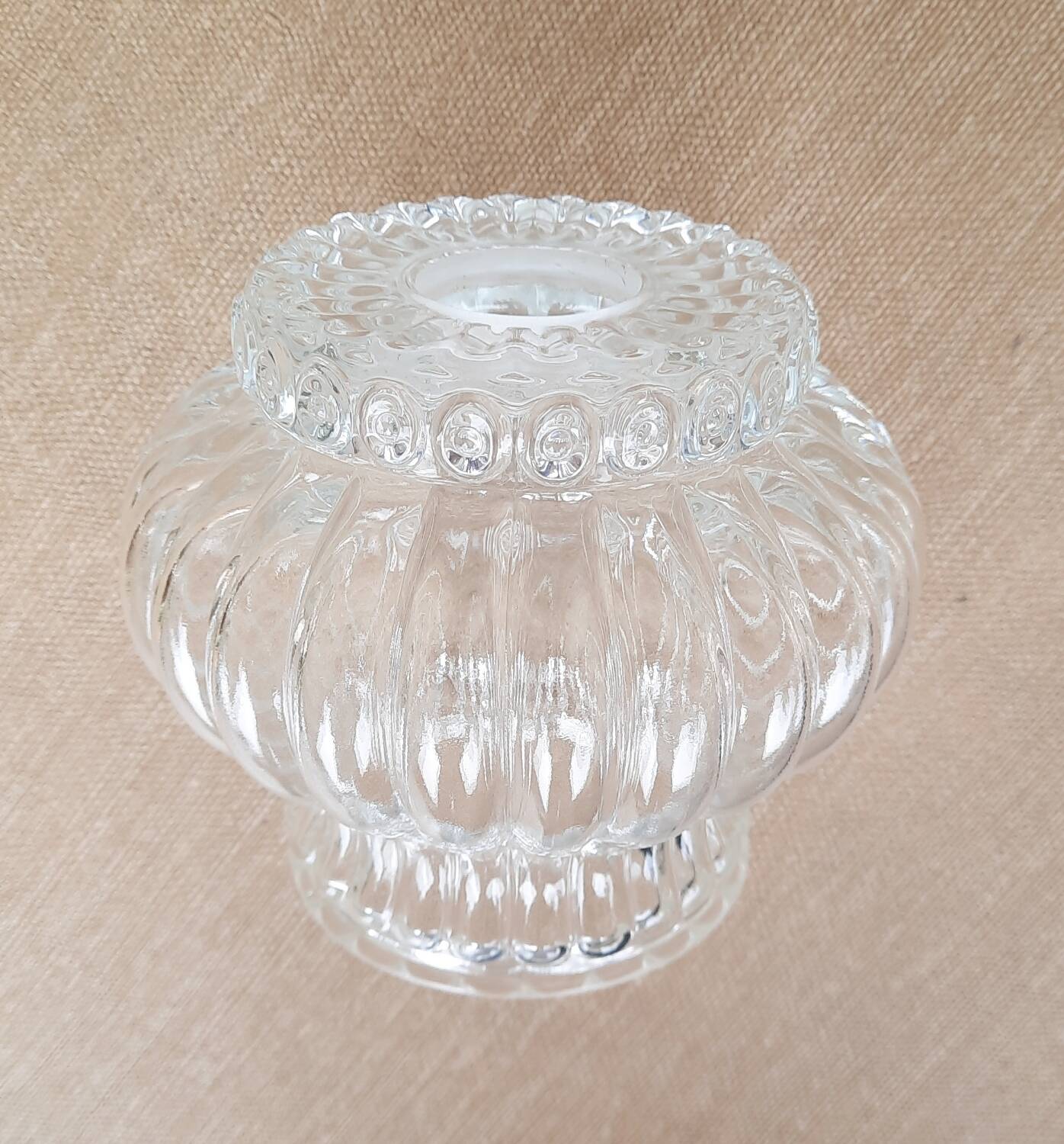 Antique glass lampshade