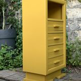 Art Deco ochre yellow chiffonier
