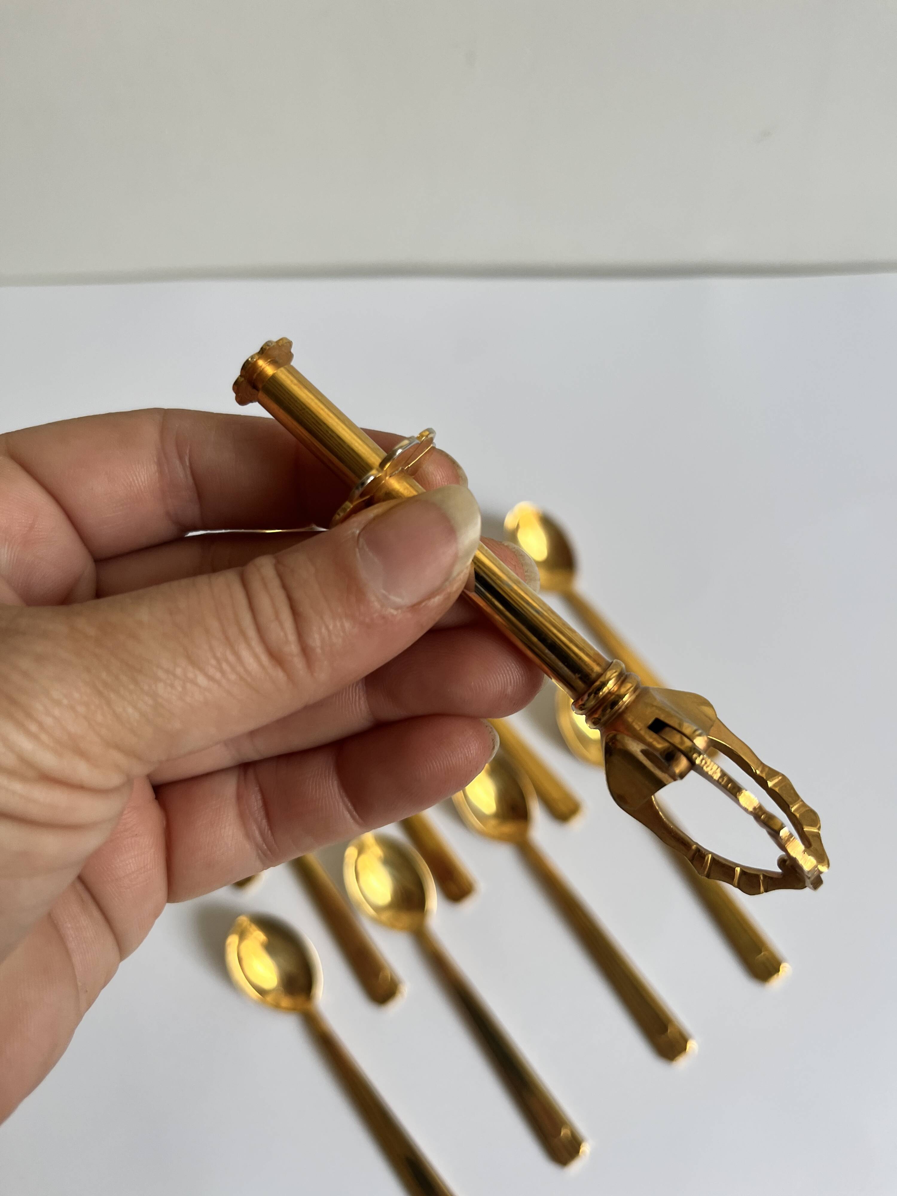Fabiora 24-carat gilded spoons