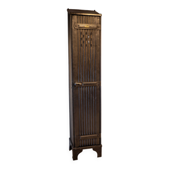 Vestiaire acier noir, une porte STRAFOR