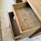 1950s oak office counter