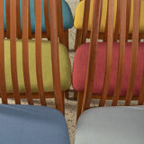 1960s Dining Chairs, Benny Linden