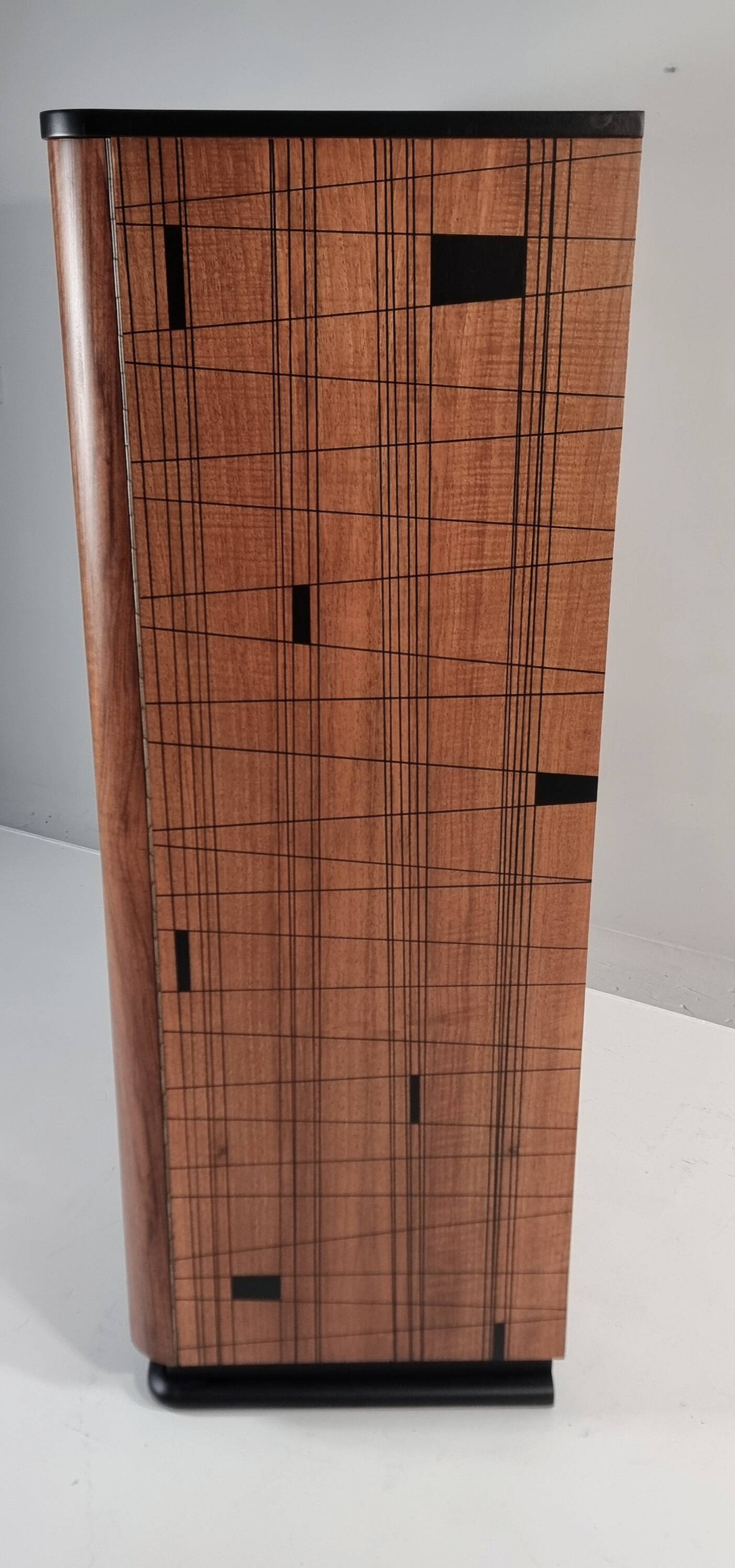 Vintage Walnut Wardrobe, 1960s