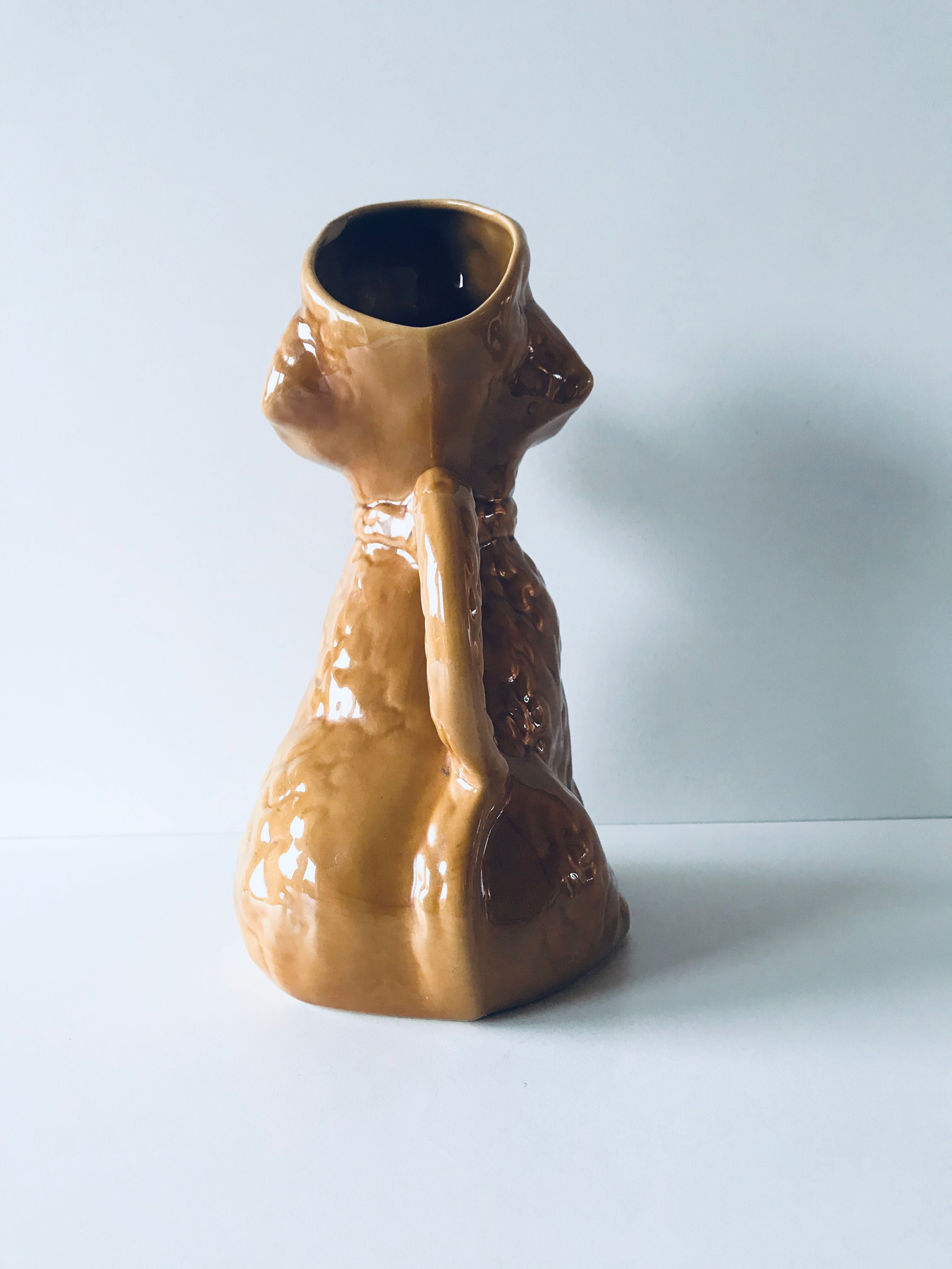 Ceramic poodle pitcher