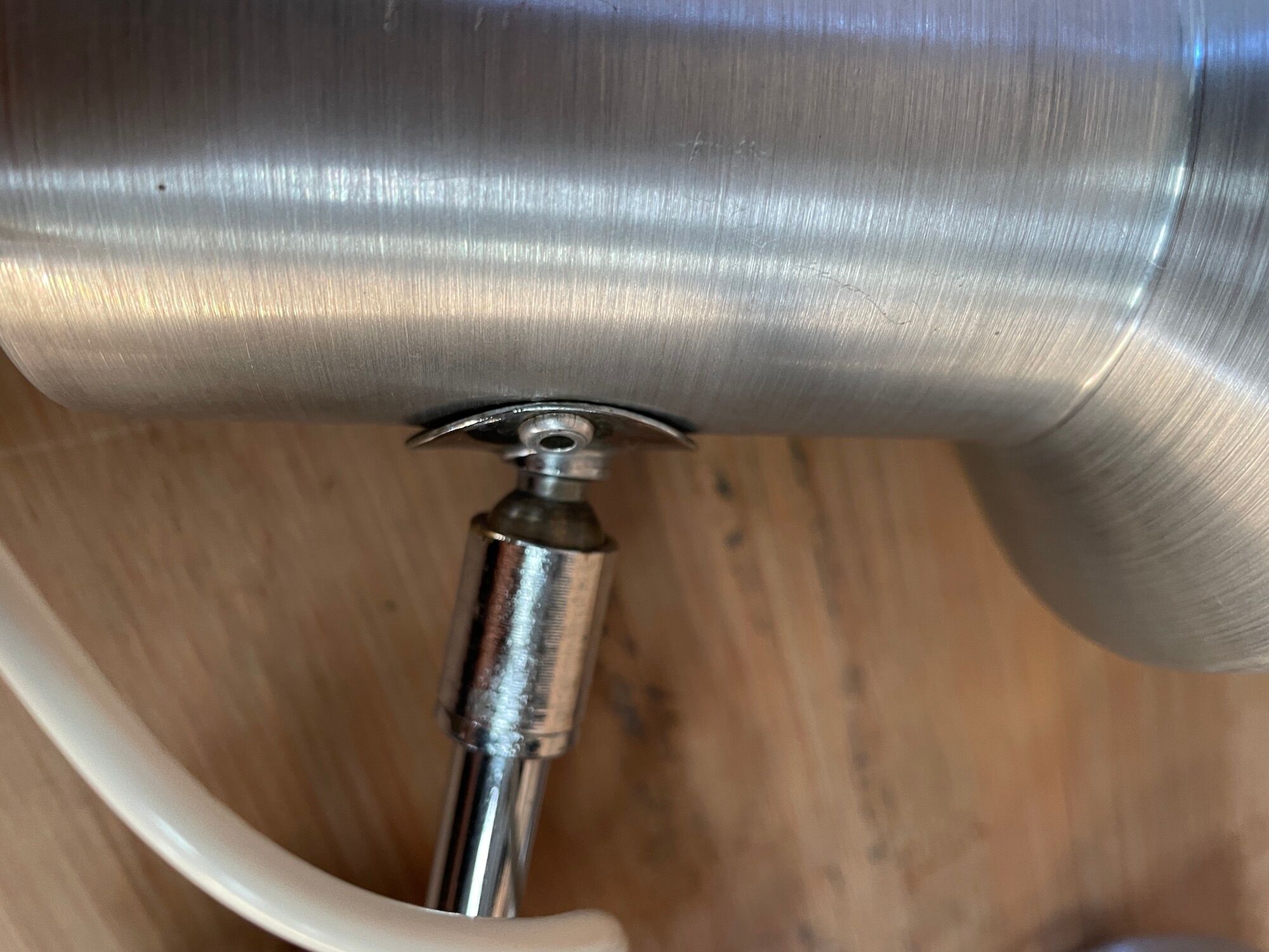 Pair of swivel brushed metal sconces