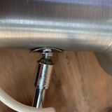 Paire d'appliques en métal brossé orientable